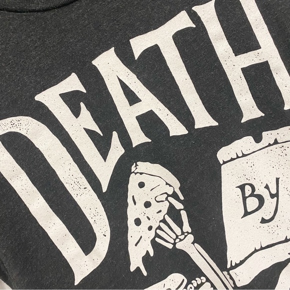 Wicked Clothes Death By Pizza T-shirt - Picture 2 of 6
